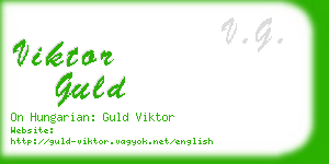 viktor guld business card